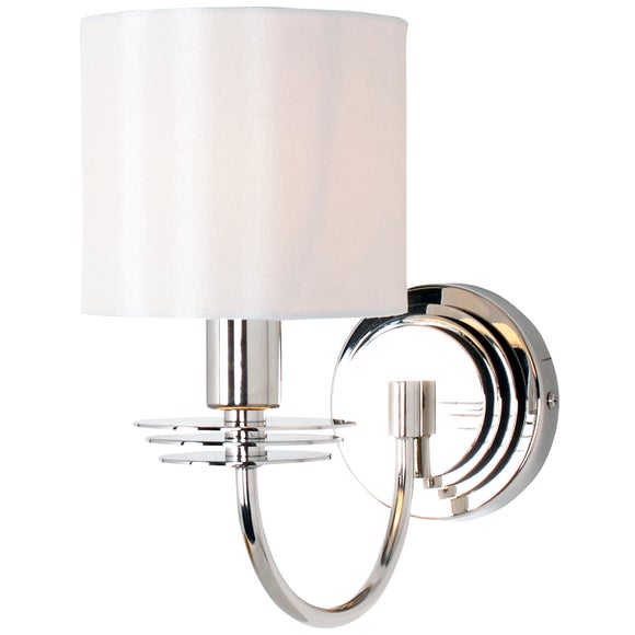 Hotel Metal Disc Wall Light Dunelm